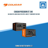 COUGAR POSEIDON GT 240/360 AIO ARGB CPU-LIQUID COOLER FOR INTEL/AMD