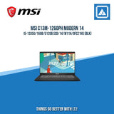 MSI C13M-1260PH MODERN 14 I5-1335U/16GB/512GB SSD/14/W11H | BEST FOR STUDENTS AND FREELANCERS LAPTOP