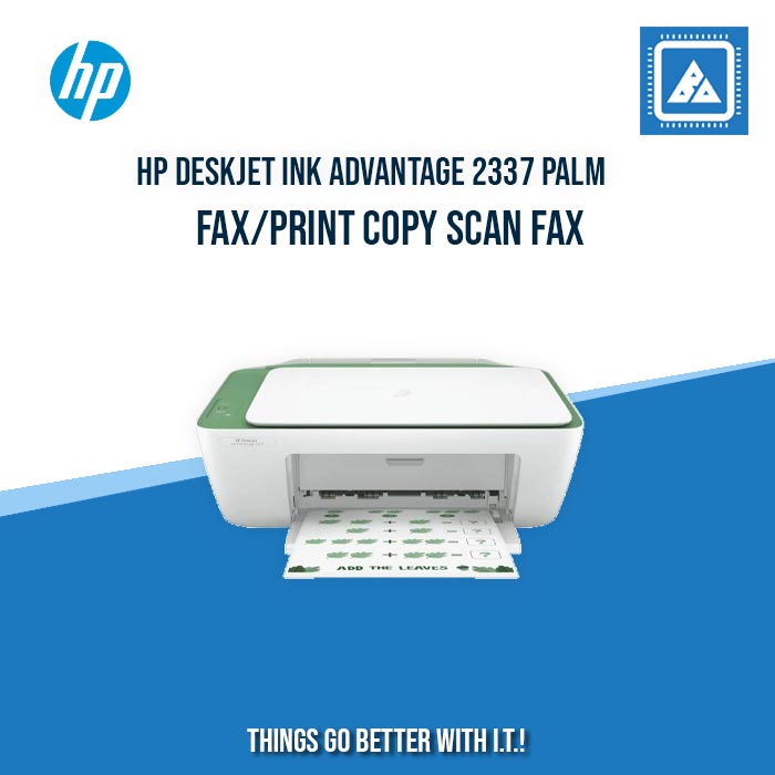 HP DESKJET INK ADVANTAGE 2337 PALM NEW/PRINT COPY SCAN/7.5PPM BLACK 5.5PPM COLOR/1200X1200 DPI/1000 PAGES DUTY/USB 2.0/FLATBED/W11H (PALM)