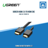 UGREEN HDMI 2.0 TO HDMI (M) CABLE W/ ETHERN
