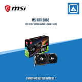 MSI RTX 3060 12G 192BIT GDDR6 GAMING X (HDMI, 3XDP)