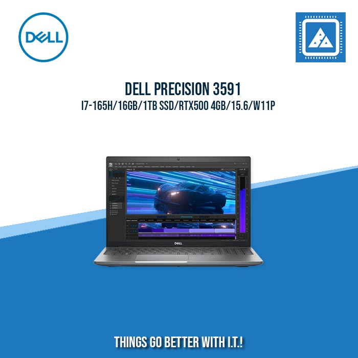 DELL PRECISION 3591 I7-165H/16GB/1TB SSD/RTX500 4GB/15.6/W11P | BEST FOR AUTOCAD LAPTOP