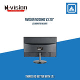 NVISION N200HD V3 20" LED MONITOR WLMNT