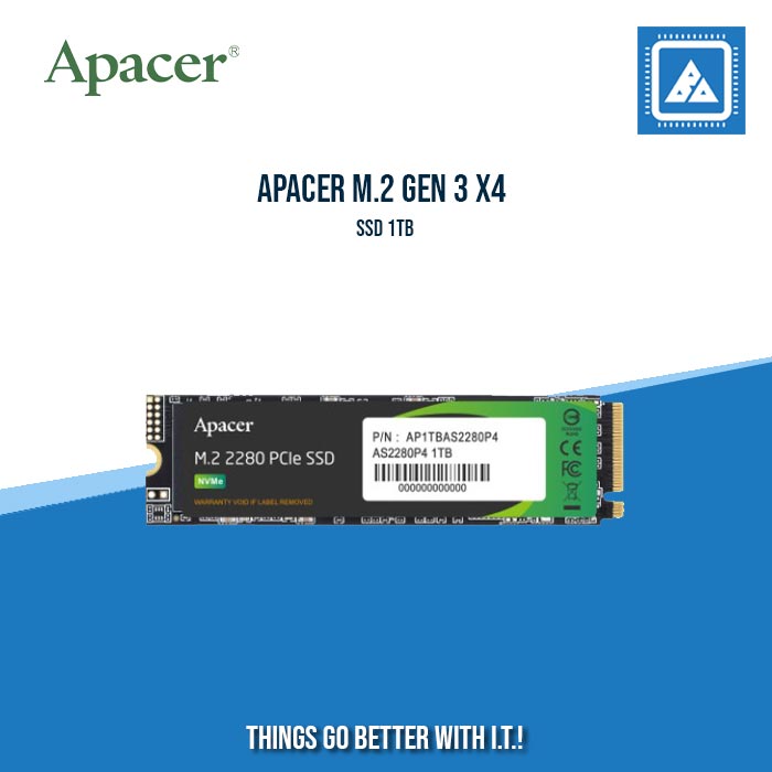 APACER M.2 GEN 3 X4 SSD 1TB