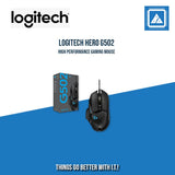 LOGITECH G502 HERO HIGH PERFORMANCE GAMING MOUSE