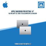 APPLE MACBOOK PRO RETINA 14" M2 PRO CHIP 12C/16GB/1TB SSD (MPHF3PP/A) | BEST FOR CORPORATES AND FREELANCER LAPTOP