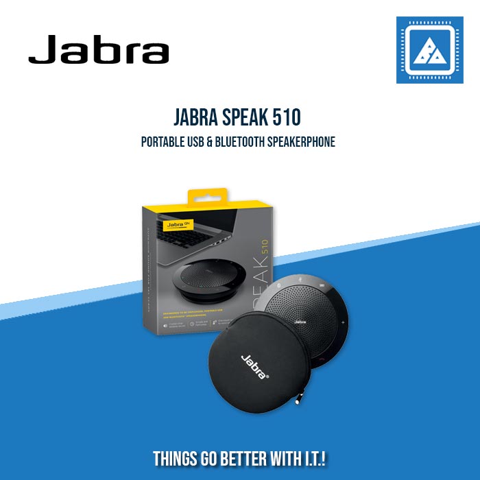 JABRA SPEAK 510 PORTABLE USB & BLUETOOTH SPEAKERPHONE