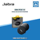 JABRA SPEAK 510 PORTABLE USB & BLUETOOTH SPEAKERPHONE