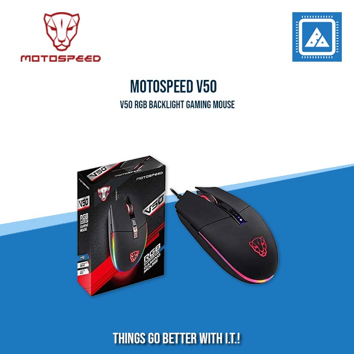 MOTOSPEED V50 RGB BACKLIGHT GAMING MOUSE