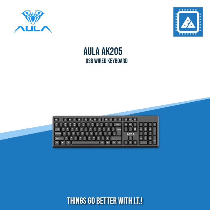 AULA AK205 USB WIRED KEYBOARD