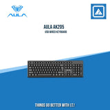 AULA AK205 USB WIRED KEYBOARD