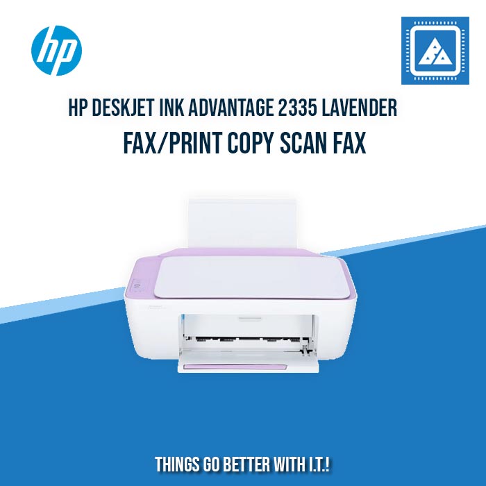 HP DESKJET INK ADVANTAGE 2335 LAVENDER NEW/PRINT COPY SCAN/7.5PPM BLACK 5.5PPM COLOR/1200X1200 DPI/1000 PAGES DUTY/USB 2.0/FLATBED/W11H (LAVENDER)