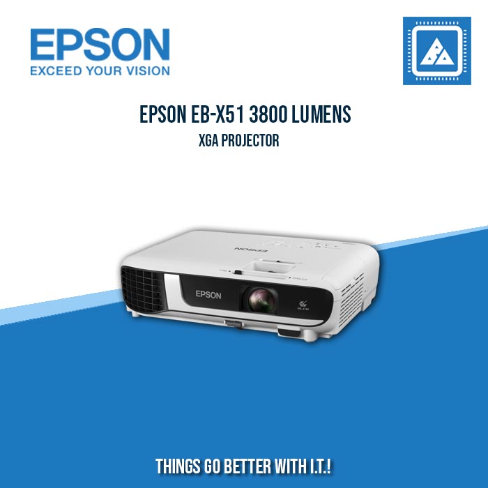 EPSON EB-X51 3800 LUMENS XGA PROJECTOR