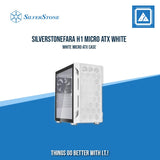 SILVERSTONE FARA H1 MICRO ATX CASE WITH TEMPERED GLASS WINDOW BLACK|WHITE