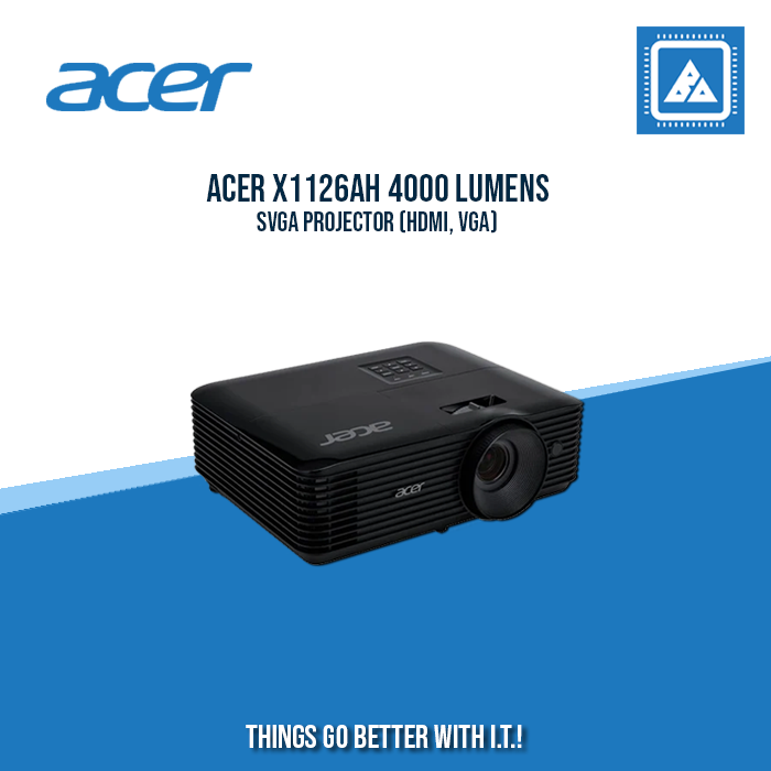 ACER X1126AH 4000 LUMENS SVGA PROJECTOR (HDMI, VGA)