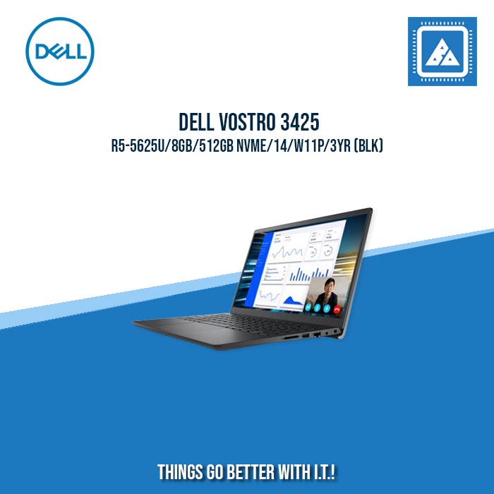 DELL VOSTRO 3425 R5-5625U/8GB/512GB NVME | BEST FOR STUDENTS AND FREELANCERS LAPTOP