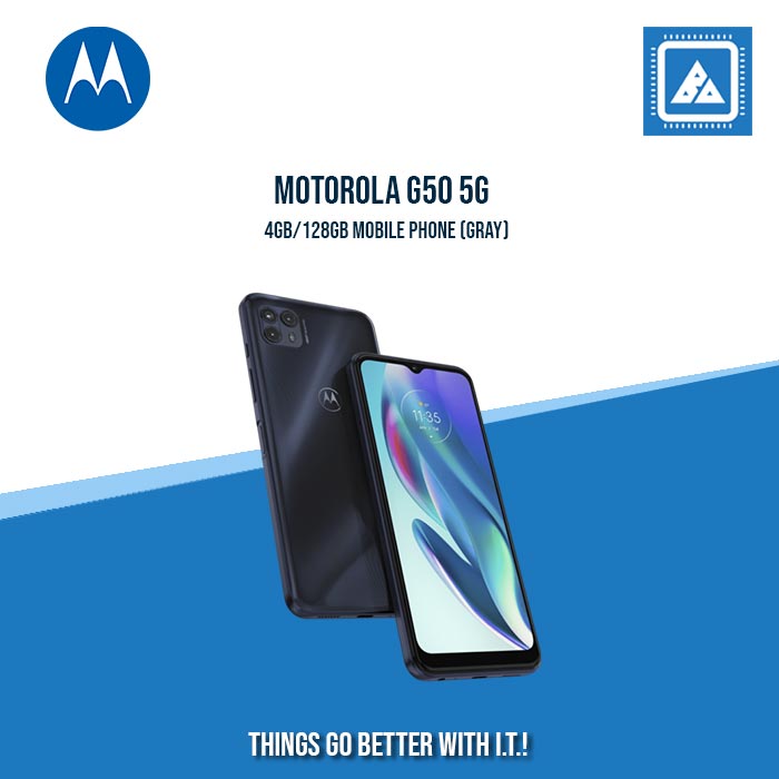 MOTOROLA G50 5G 4GB/128GB MOBILE PHONE (GRAY)