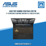 ASUS TUFF GAMING FX507VU4-LP077W I7-13700H/8GB/512GB NVME/4050 6GB | BEST FOR GAMING AND AUTOCAD LAPTOP
