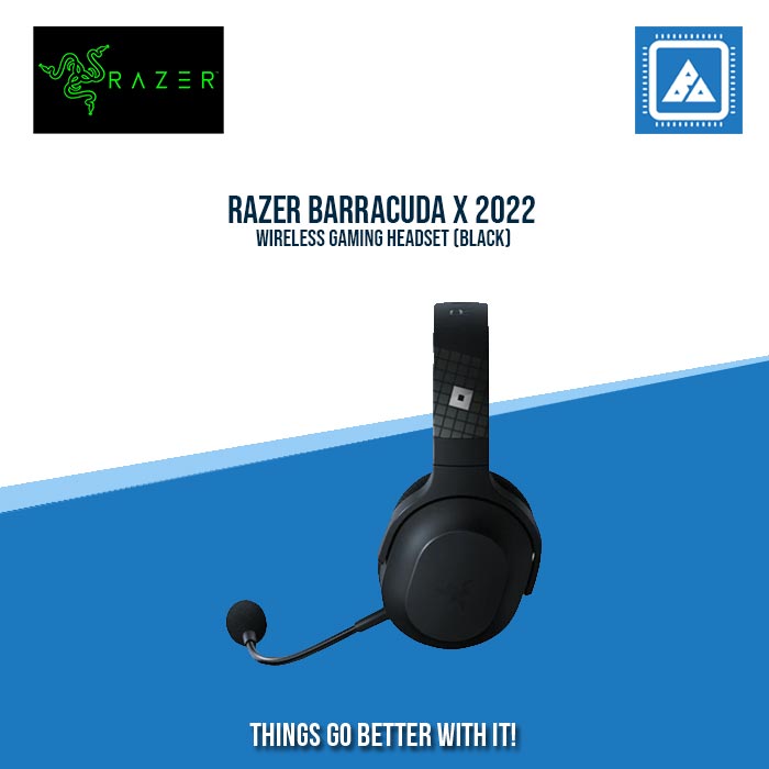 RAZER BARRACUDA X 2022 WIRELESS GAMING HEADSET (BLACK)
