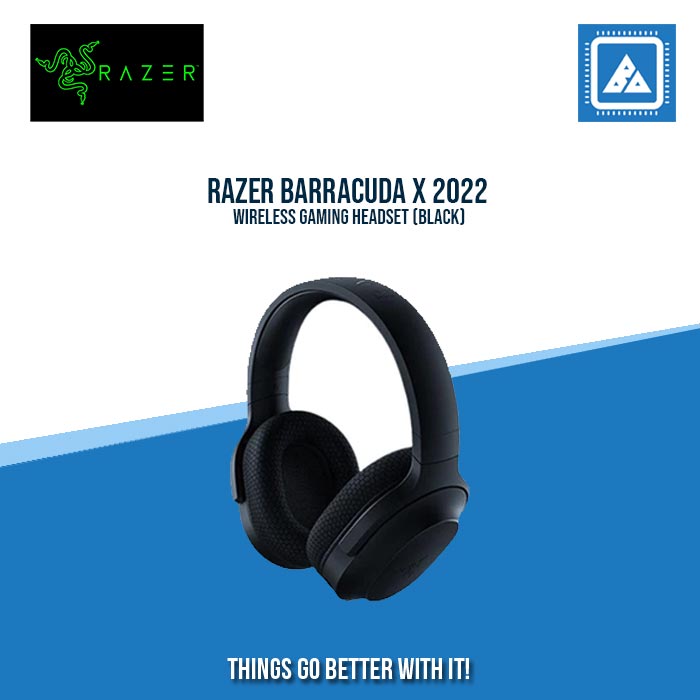 RAZER BARRACUDA X 2022 WIRELESS GAMING HEADSET (BLACK)