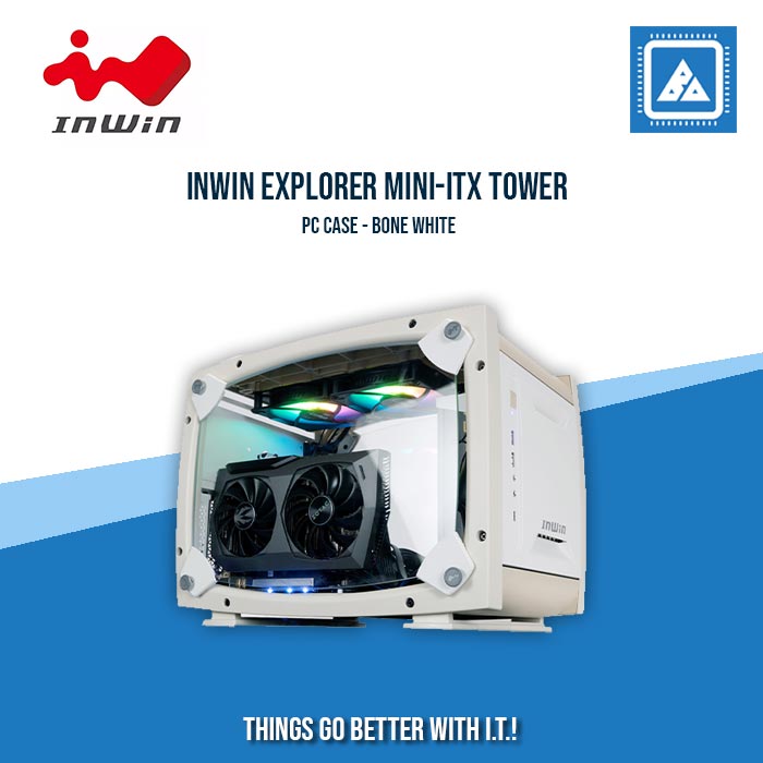 IN WIN AIRFORCE MID TOWER CASE (3X120MM RGB FANS) (PHANTOM BLACK)