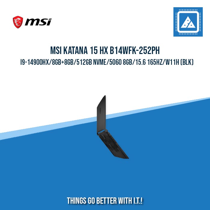 MSI KATANA 15 HX B14WFK-252PH I9-14900HX/8GB+8GB/512GB NVME | BEST FOR GAMING LAPTOP