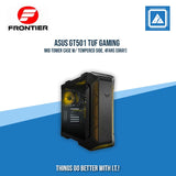 ASUS GT501 TUF GAMING MID TOWER CASE W/ TEMPERED SIDE, 4FANS (GRAY)