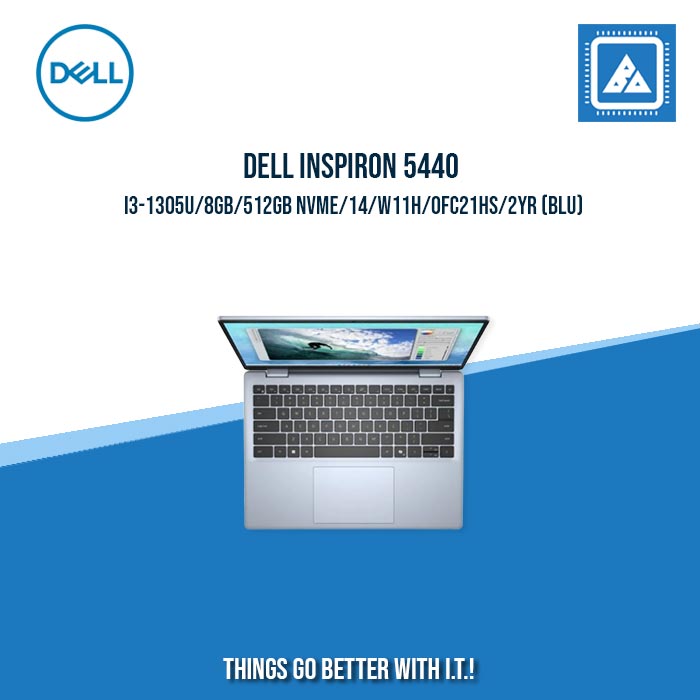 DELL INSPIRON 5440 I3-1305U/8GB/512GB NVME/14/W11H/OFC21HS | BEST FOR STUDENTS LAPTOP