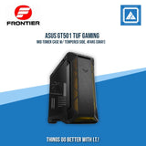 ASUS GT501 TUF GAMING MID TOWER CASE W/ TEMPERED SIDE, 4FANS (GRAY)