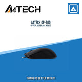 A4TECH OP-760 OPTICAL USB BLACK MOUSE