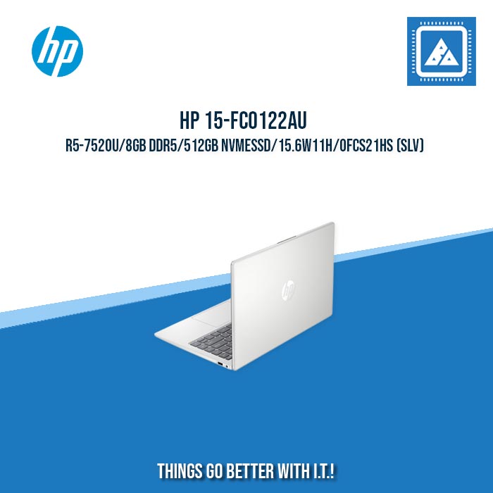 HP 15-FC0122AU R5-7520U/8GB DDR5/512GB NVMeSSD | BEST FOR STUDENT AND FREELANCERS LAPTOP