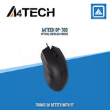 A4TECH OP-760 OPTICAL USB BLACK MOUSE