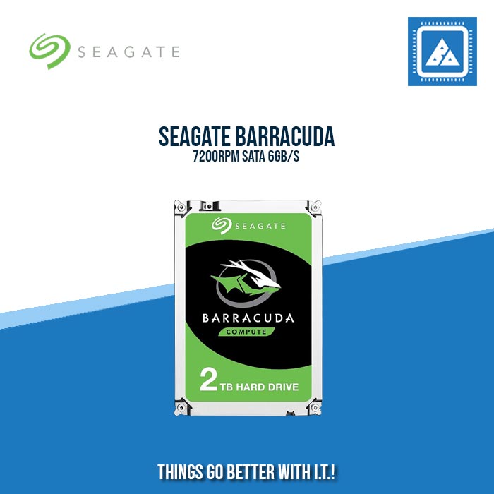 SEAGATE 1TB BARRACUDA 7200RPM SATA 6GB/S 64MB