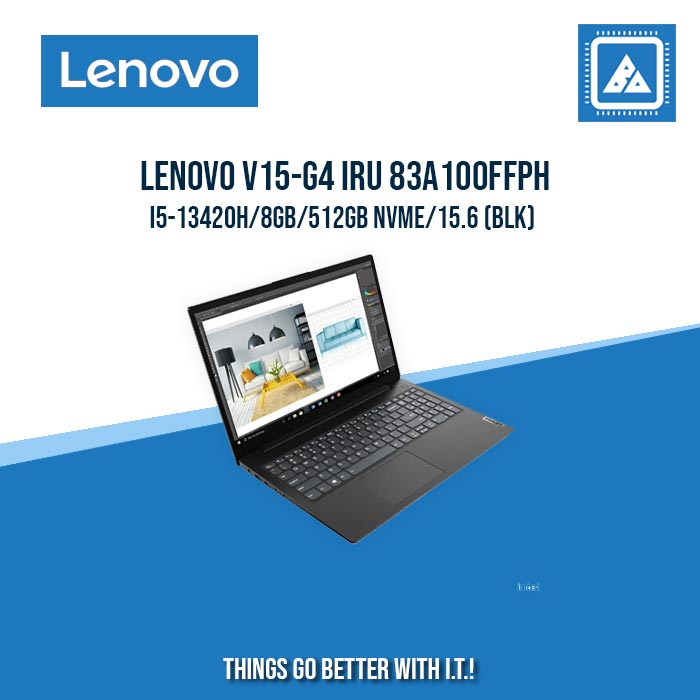 LENOVO V15-G4 IRU 83A100FFPH I5-13420H/8GB/512GB NVME/15.6 / BEST FOR STUDENTS AND FREELANCERS