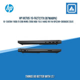 HP VICTUS 15-FA2727TX (B7WA8PA) I5-13420H/16GB/512GB NVME/2050 4GB/15.6 144HZ/W11H/OFC24H+365BASIC (SLV) [BEST FOR GAMING]