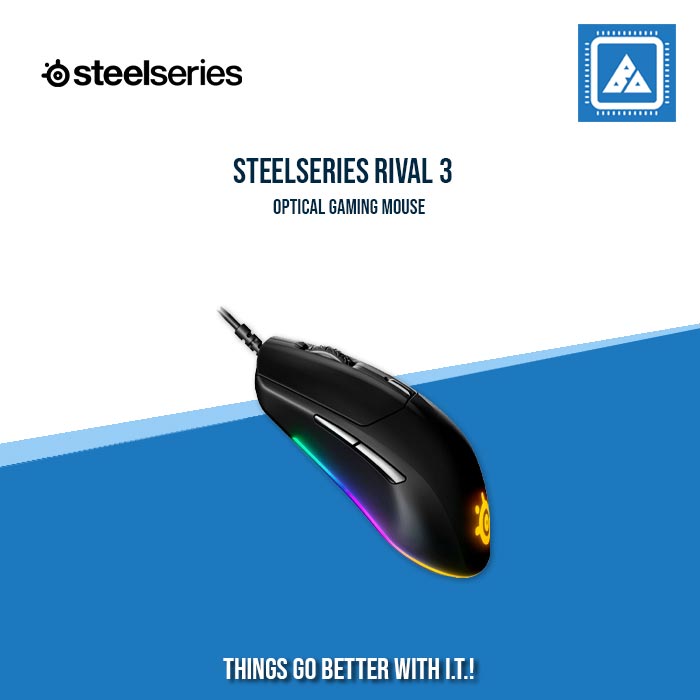 STEELSERIES RIVAL 3 OPTICAL GAMING MOUSE