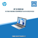 HP 15-FC0261AU R5-7530U/16GB DDR4/512GB NVMeSSD | BEST FOR STUDENTS AND FREELANCERS LAPTOP