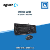 LOGITECH MK120 USB KEYBOARD + MOUSE