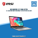 MSI MODERN 13 F13MG-027PH I5-1334U/8GB+8GB/512GB NVME | BEST FOR STUDENTS