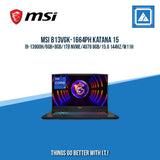 MSI B13VGK-1664PH KATANA 15 I9-13900H/8GB+8GB/1TB NVME/4070 8GB | BEST FOR GAMING AND AUTOCAD LAPTOP