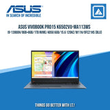 ASUS VIVOBOOK PRO 15 K6502VU-MA113WS I9-13900H/8GB+8GB/1TB NVME/4050 6GB | BEST FOR GAMING AND RENDERING LAPTOP