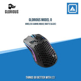 GLORIOUS MODEL O WIRELESS GAMING MOUSE (MATTE BLACK/MATTE WHITE)