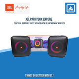 JBL PARTYBOX ENCORE PORTABLE BLUETOOTH SPEAKER W/ 2 WIRELESS MIC (BLACK)