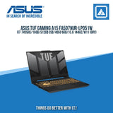 ASUS FA507NUR-LP051W R7-7435HS/16GB/512GB SSD/4050 6GB/15.6 144HZ/W11 (GRY) | BEST FOR GAMING AND AUTOCAD LAPTOP
