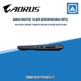 AORUS MASTER 16 BZH BZHC6PHE645H/INTEL ARL-HX ULTRA 9/24GB DDR7/1TB NVME/RTX 5090 16GB/ BEST FOR VIDEO EDITING AND RENDERING LAPTOPS