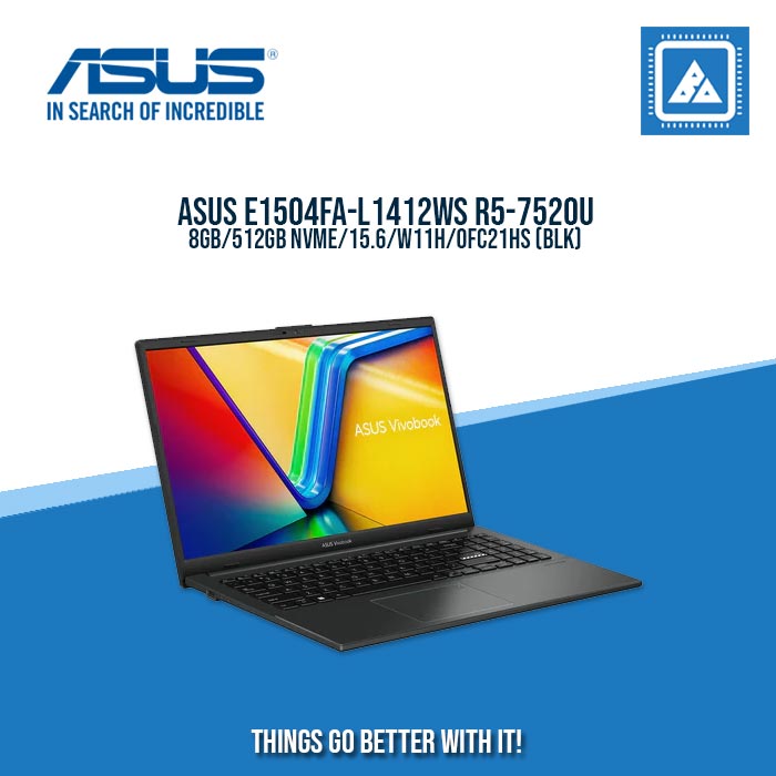 ASUS E1504FA-L1412WS R5-7520U/8GB/512GB NVME | BEST FOR FREELANCER AND STUDENTS LAPTOP