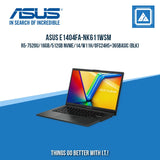 ASUS E1404FA-NK611WSM R5-7520U/16GB/512GB NVME | BEST FOR STUDENTS LAPTOP