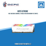 OCPC X3TREME RGB 16GB DDR4-3200MHZ (2*8GB) W/HEATSINK MEMORY KIT (BLACK GOLD|WHITE|BLACK|BLUE|RED|PINK)