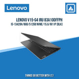 LENOVO V15-G4 IRU 83A100FFPH I5-13420H/8GB/512GB NVME | BEST FOR STUDENTS AND FREELANCERS LAPTOP