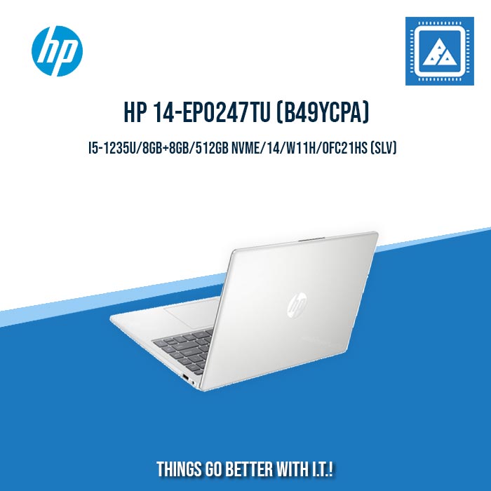 HP 14-EP0247TU (B49YCPA) I5-1235U/8GB+8GB/512GB NVME |  BEST FOR STUDENT LAPTOPS|